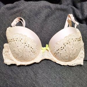 Victoria's Secret - Dream Angels Lined Demi Lace & Rhinestone Bra